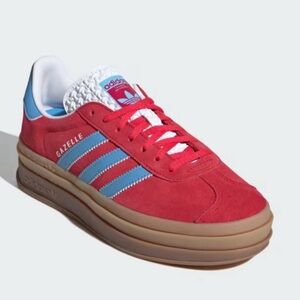adidas Gazelle Bold Active Red/Blue Burst